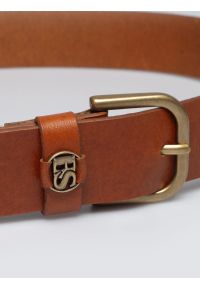 Big-Star - Pasek damski skórzany brązowy Laruza 803. Kolor: brązowy. Materiał: skóra #5