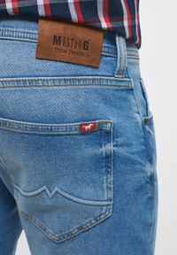 Mustang - MUSTANG OREGON TAPRED MĘSKIE SPODNIE JEANSOWE DENIM BLUE 1013215 5000 413