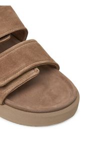Inuikii Klapki Suede Double Band 50102-510 Beżowy. Kolor: beżowy. Materiał: zamsz, skóra #6