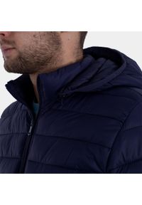 Kurtka puchowa Softee Milano. Okazja: na co dzień. Kolor: niebieski. Materiał: puch. Styl: casual