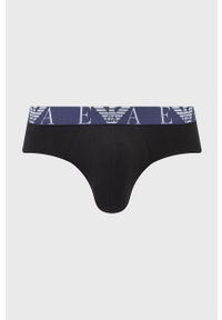 Emporio Armani Underwear Slipy (3-pack) 111734.2R715 męskie kolor czarny. Kolor: czarny. Materiał: materiał #5