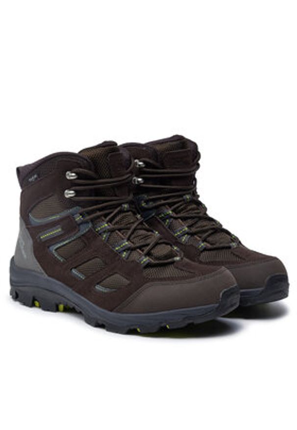Jack Wolfskin Trekkingi Vojo 3 Texapore Mid M 4042462 Brązowy. Kolor: brązowy. Materiał: skóra, zamsz. Sport: turystyka piesza