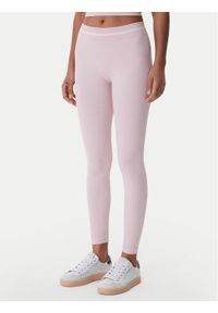 Guess Legginsy V6RB05 Z4692 Różowy Slim Fit. Kolor: różowy. Materiał: syntetyk #1
