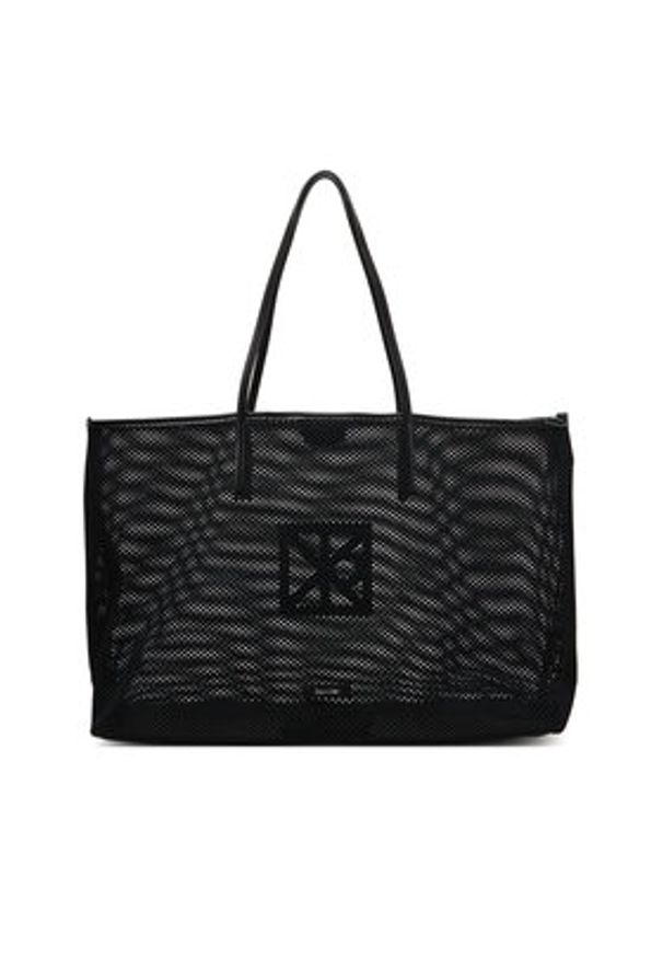 Calvin Klein Torebka Emblem Mesh Xl Tote LV04F3422G Czarny. Kolor: czarny