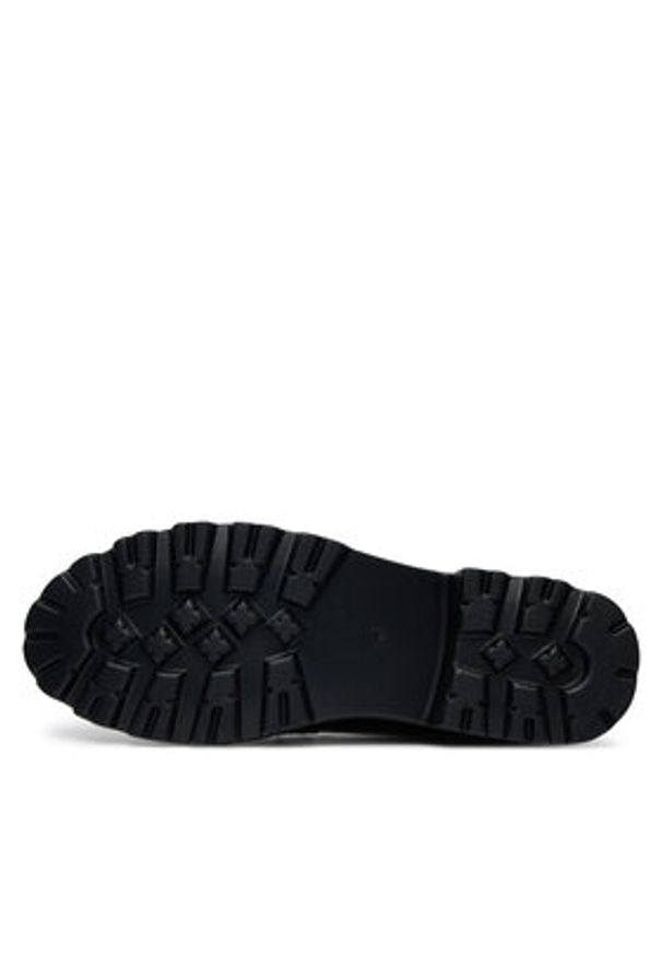 DeeZee Loafersy 3976-1 Czarny. Kolor: czarny. Materiał: materiał, skóra