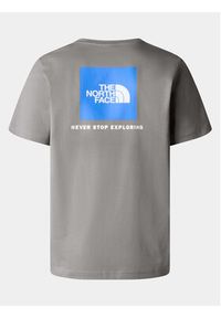 The North Face T-Shirt Redbox NF0A87NP Szary Regular Fit. Kolor: szary. Materiał: bawełna #3
