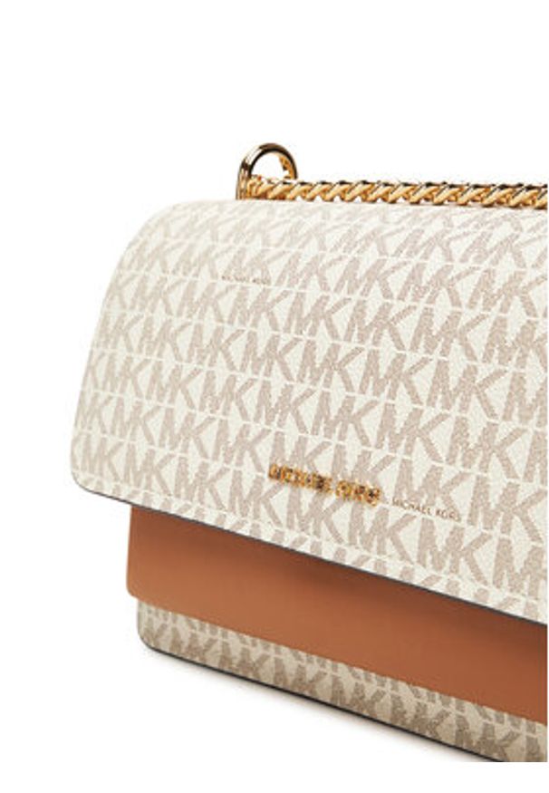 MICHAEL Michael Kors Torebka Claire 30R5GC7L3B Écru. Materiał: skórzane