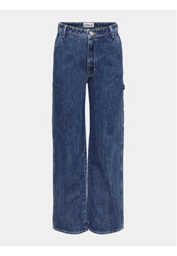 only - ONLY Jeansy 15271792 Niebieski Straight Fit. Kolor: niebieski