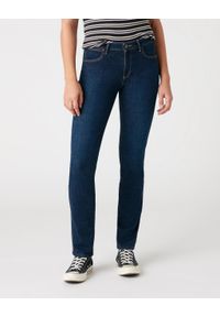 Wrangler - SPODNIE DAMSKIE WRANGLER SLIM NIGHT BLUE W28LVH78Y