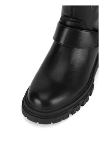 MEXX Botki MI001712843W Czarny. Kolor: czarny. Materiał: skóra
