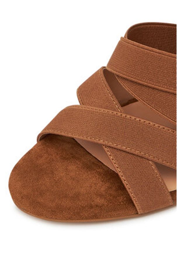 DeeZee Sandały JY017759-2 Brązowy. Kolor: brązowy. Materiał: materiał