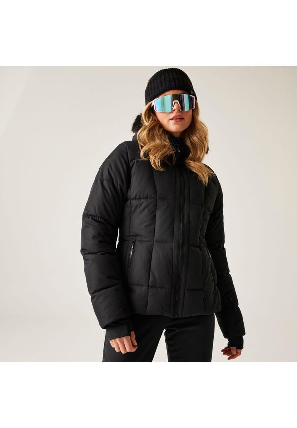 DARE 2B - Kurtka narciarska damska z membraną Glamourize VI Dare 2b. Kolor: czarny. Materiał: tkanina. Sezon: zima. Sport: narciarstwo