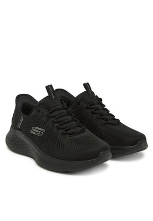 skechers - Skechers Sneakersy Skech-Lite Pro-Primebase 232466/BBK Czarny. Kolor: czarny. Materiał: materiał
