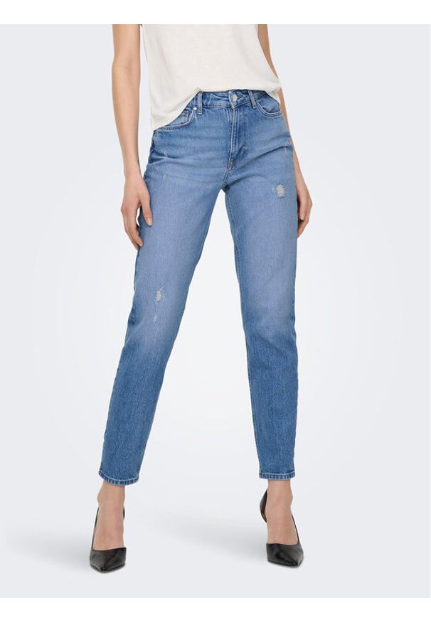 only - ONLY Jeansy 15249500 Niebieski Straight Fit. Kolor: niebieski