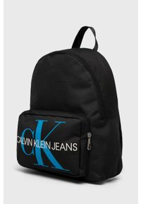 Calvin Klein Jeans - Plecak. Kolor: czarny. Materiał: poliester, materiał. Wzór: nadruk, paski, gładki #2