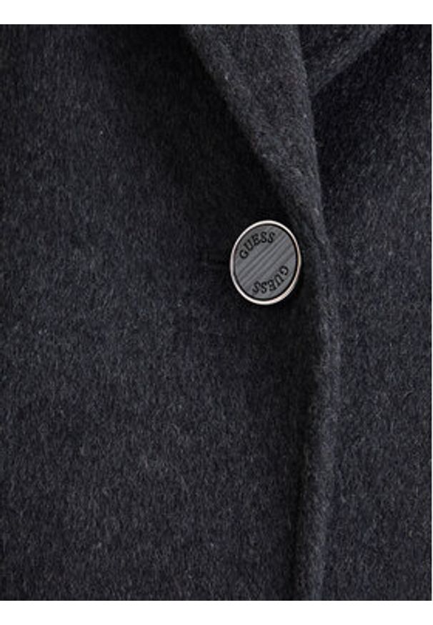 Guess Płaszcz wełniany W5BL19 W2642 Szary Regular Fit. Kolor: szary. Materiał: syntetyk