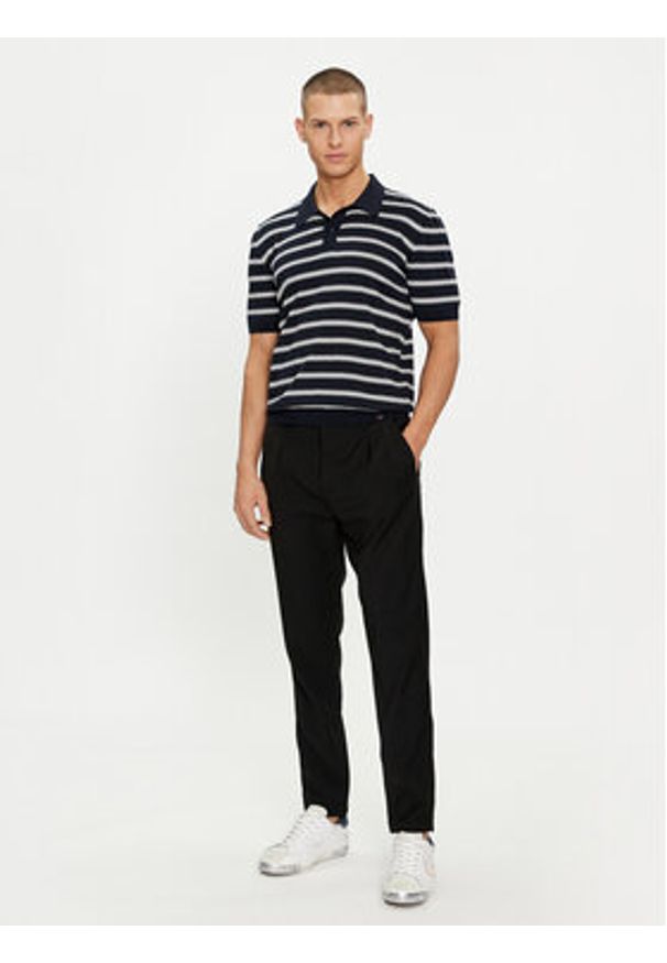 Selected Homme Spodnie materiałowe Ryan 16085392 Czarny Slim Fit. Kolor: czarny. Materiał: wiskoza