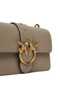 Pinko - PINKO Torebka Love One Mini ST.CL Al 25-26 PLTT 105856 A0F1 Szary. Kolor: szary. Materiał: skórzane #5