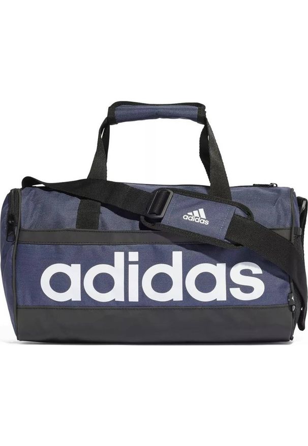 Adidas Torba sportowa ADIDAS Linear Duffel XS Granatowa. Kolor: niebieski