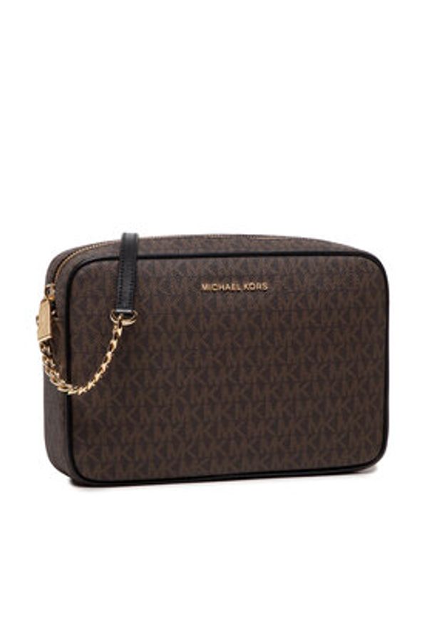 MICHAEL Michael Kors Torebka Jet Set 32F1GJ6C7B Brązowy. Kolor: brązowy. Materiał: skórzane