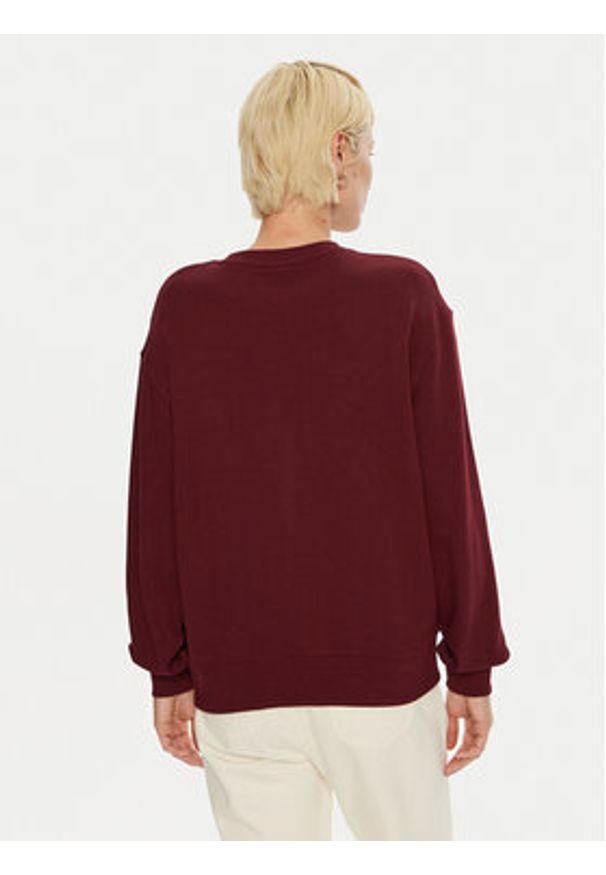 TOMMY HILFIGER - Tommy Hilfiger Bluza Nautical WW0WW42891 Bordowy Regular Fit. Kolor: czerwony. Materiał: bawełna