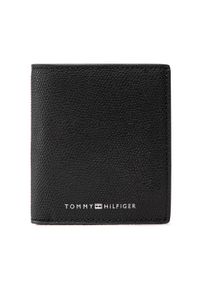 TOMMY HILFIGER - Tommy Hilfiger Duży Portfel Męski Business Leaher Trifold AM0AM10245 Czarny. Kolor: czarny. Materiał: skóra #1