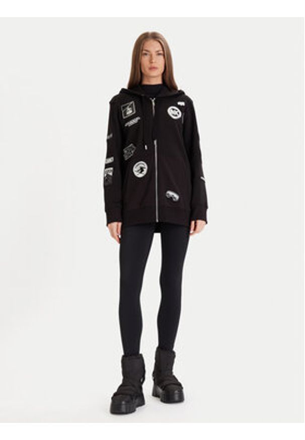 MICHAEL Michael Kors Bluza MF551WQ4MY Czarny Relaxed Fit. Kolor: czarny. Materiał: bawełna