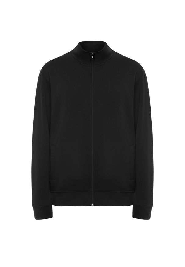 ROLY - Kurtka Dresowa Unisex Dla Dorosłych Ulan. Kolor: czarny. Materiał: dresówka. Sport: turystyka piesza