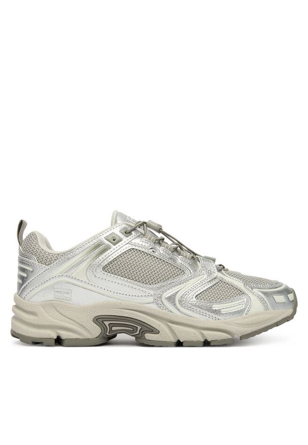 Sneakersy Tommy Jeans. Kolor: srebrny