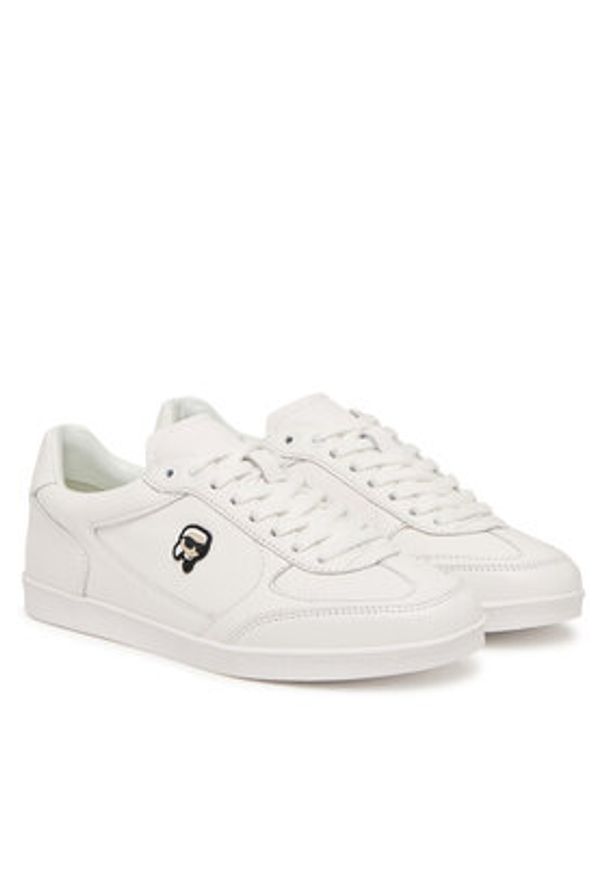 Karl Lagerfeld - KARL LAGERFELD Sneakersy Kandidate KL63830N Biały. Kolor: biały. Materiał: skóra