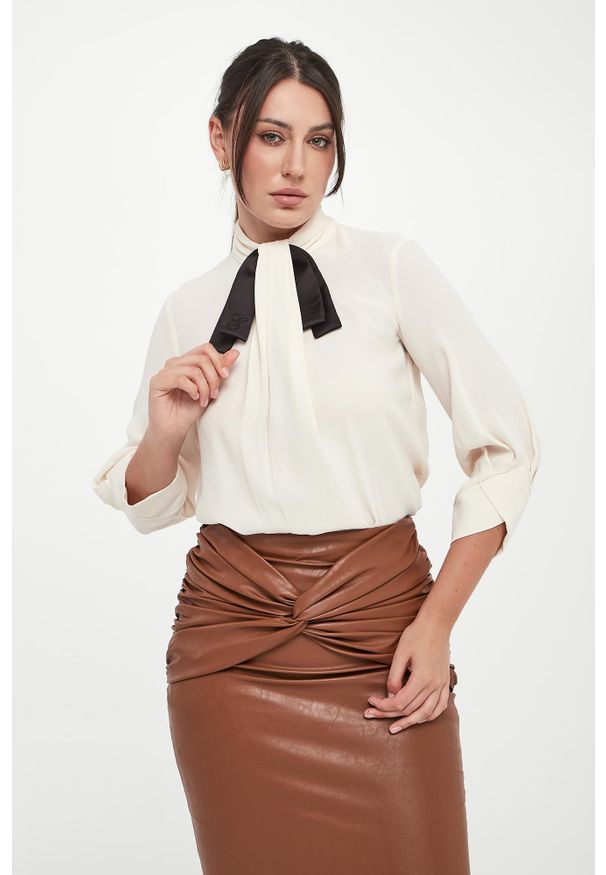 Elisabetta Franchi - Koszula damska z krepy ELISABETTA FRANCHI