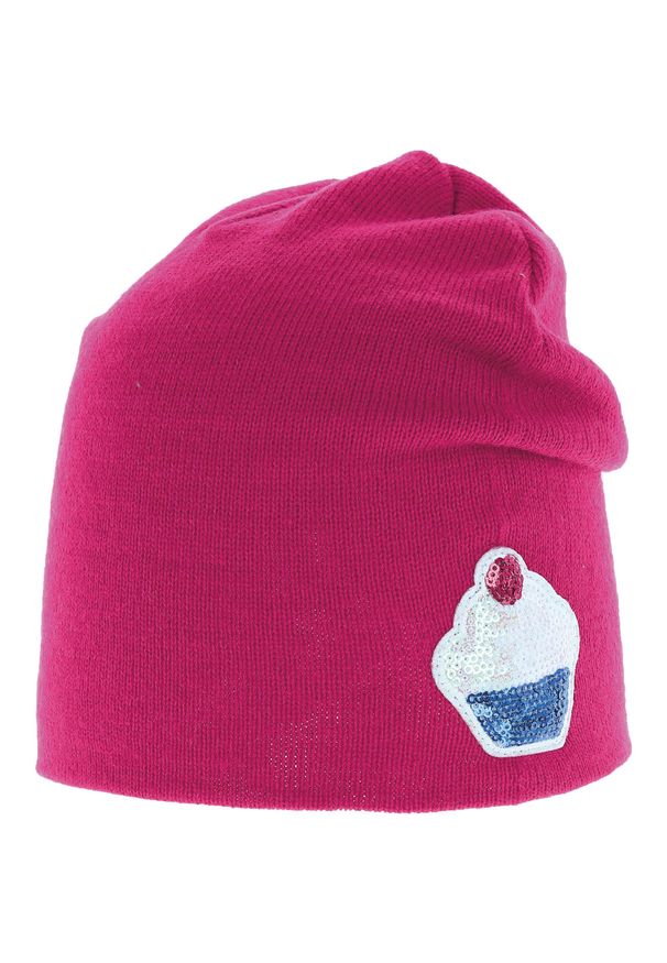 Czapka przejściowa dla dziewczynki Viking Elza. Kolor: różowy. Sezon: zima. Styl: sportowy