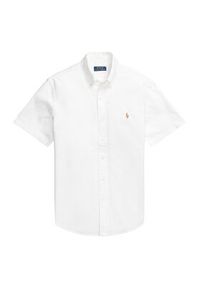 Polo Ralph Lauren Koszula 710850782010 Biały Custom Fit. Typ kołnierza: polo. Kolor: biały. Materiał: bawełna #4