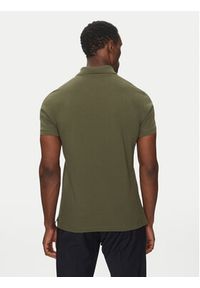 Barbour Polo Tartan MML0012OL51 Khaki Regular Fit. Typ kołnierza: polo. Kolor: brązowy. Materiał: bawełna #4