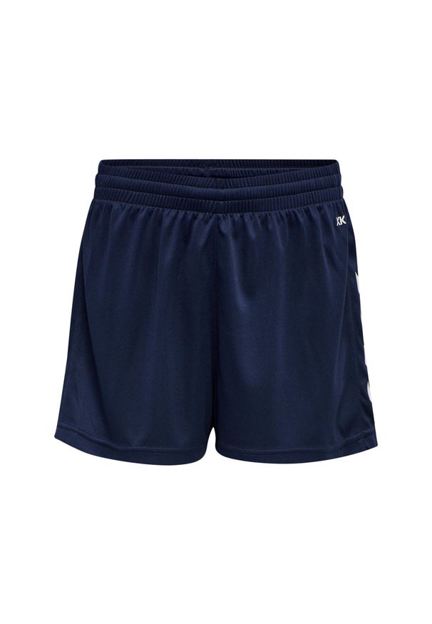 Spodenki dziecięce Hummel hmlCORE XK. Okazja: na uczelnię. Kolor: niebieski. Styl: sportowy, elegancki. Sport: joga i pilates