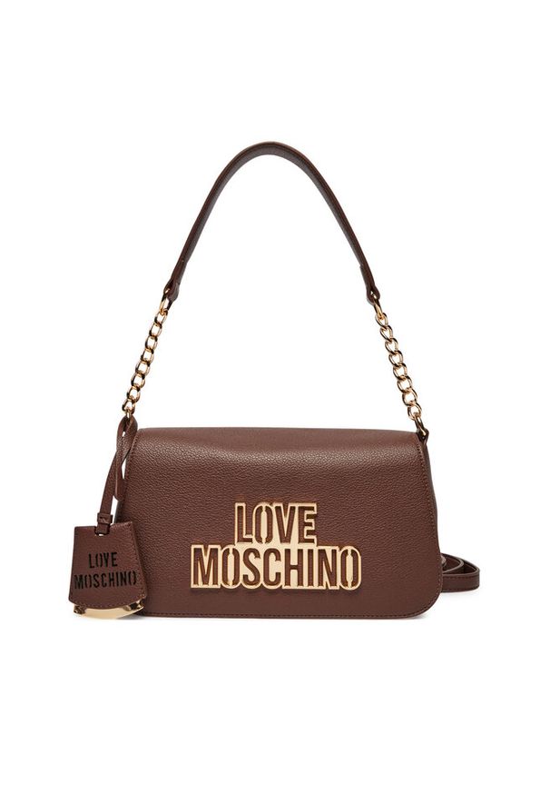 Love Moschino - Torebka LOVE MOSCHINO. Kolor: brązowy