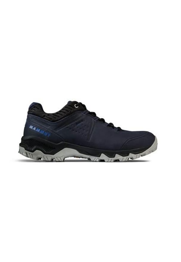Buty trekkingowe męskie Mammut Mercury Iv Low Gtx. Zapięcie: sznurówki. Kolor: niebieski. Materiał: syntetyk, skóra, materiał. Szerokość cholewki: normalna. Sport: turystyka piesza