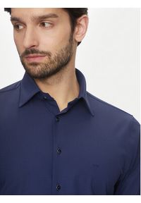 Michael Kors Koszula MK0DS01531 Granatowy Slim Fit. Kolor: niebieski. Materiał: bawełna