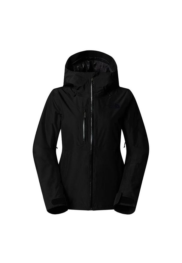 Kurtka damska The North Face Descendit 0A8DDTJK31 - czarna. Kolor: czarny. Materiał: syntetyk, materiał, tkanina, poliester. Styl: klasyczny. Sport: narciarstwo