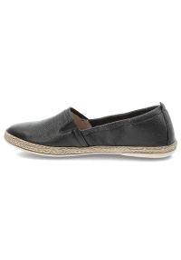 Czarne Baleriny Armodo Wygodne Wsuwane Obuwie Damskie. Okazja: na co dzień. Zapięcie: bez zapięcia. Kolor: czarny. Materiał: jeans, skóra. Szerokość cholewki: normalna. Sezon: lato. Styl: klasyczny, elegancki, casual