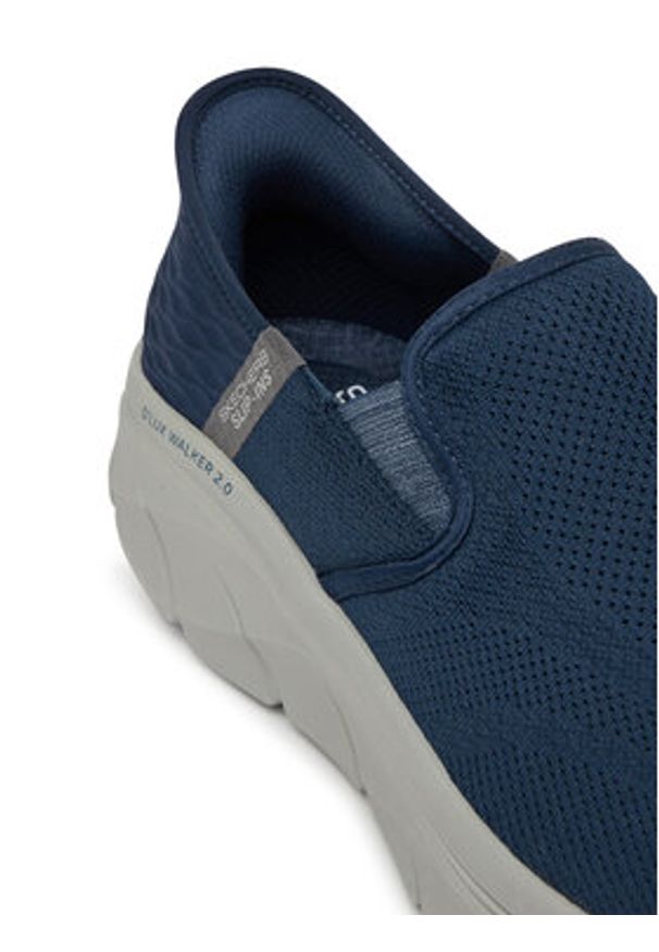 skechers - Skechers Sneakersy D'Lux Walker 2.0-Reeler 232463/NVY Granatowy. Kolor: niebieski. Materiał: materiał