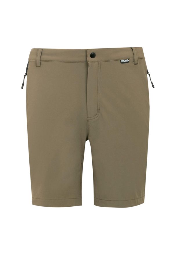 Regatta - Męskie Spodenki Mountain II. Kolor: wielokolorowy, czarny, zielony. Sport: turystyka piesza