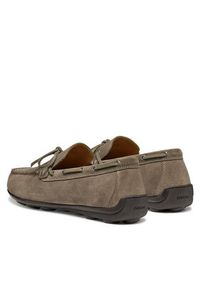 Geox Mokasyny U Spherica Ec16 U55HYB 00022 C1018 Szary. Kolor: szary. Materiał: skóra, zamsz