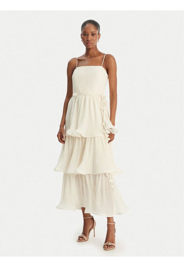 Guess Sukienka codzienna 181309 Biały Classic Fit. Okazja: na co dzień. Kolor: biały. Typ sukienki: proste. Styl: casual