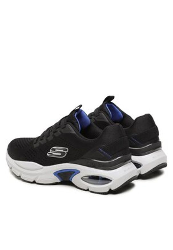 skechers - Skechers Sneakersy Skech-Air Ventura 232655/BKBL Czarny. Kolor: czarny. Materiał: materiał