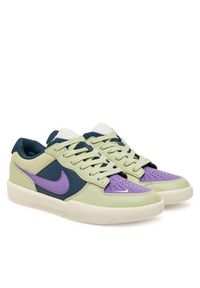 Nike Sneakersy Sb Force 58 Prm L DV5476 300 Zielony. Kolor: zielony. Materiał: skóra