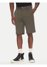 Lindbergh Szorty materiałowe 30-506062 Zielony Regular Fit. Kolor: zielony. Materiał: syntetyk