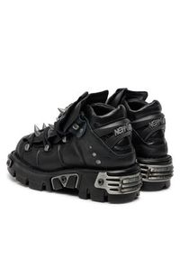 NEW ROCK Sneakersy M-110-S1 Czarny. Kolor: czarny. Materiał: skóra #5
