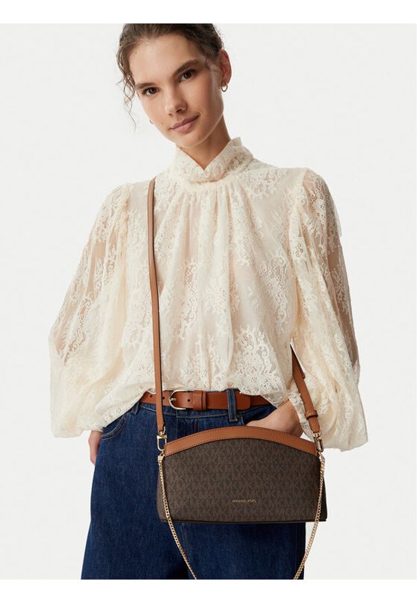 MICHAEL Michael Kors Torebka 30S6G13C5B Brązowy. Kolor: brązowy. Materiał: skórzane