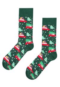 His Story - Tematyczne Skarpetki Bawełniane - Świąteczne w Auta. Materiał: elastan, bawełna, poliamid #4